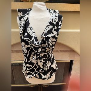 Tory Burch Wrap blouse -size 6